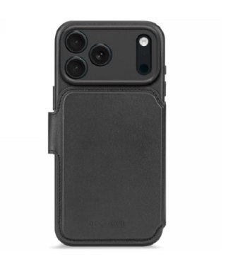 Decoded Leather Detachable Wallet - skórzana obudowa ochronna do iPhone 17 Pro Max kompatybilna z MagSafe (black)