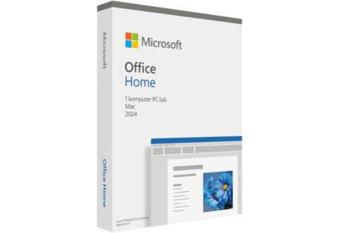 Office Home 2024 Polish EuroZone 1 License Medialess Polska 1 USER MICROSOFT EP2-06862