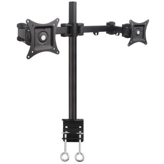 TECHLY Uchwyt na 2 monitory 13-27" LCD 10kg biurkowy obrotowy 301740