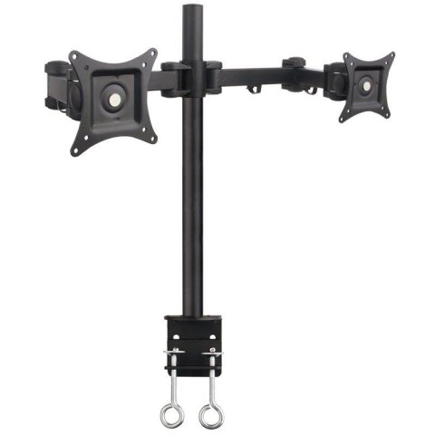 TECHLY Uchwyt na 2 monitory 13-27" LCD 10kg biurkowy obrotowy 301740
