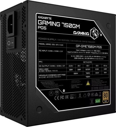 Zasilacz PC GIGABYTE 750W GP-GME750GM PG5
