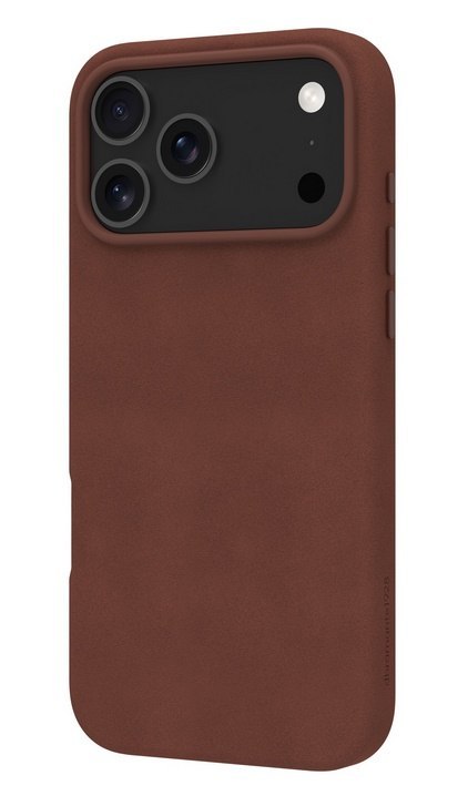 Dbramante 1928 Lynge MS - skórzane etui do iPhone 17 Pro Max kompatybilne z MagSafe (dark tan)