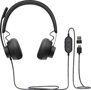 Słuchawki z mikrofonem LOGITECH 981-000875 Czarny