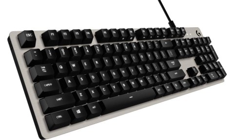 Klawiatura przewodowa Logitech G413 Gaming USB srebrna Klawiatura przewodowa Logitech G413 Gaming USB srebrna