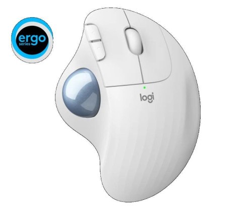 Mysz bezprzewodowa Logitech ERGO M575 ergonomiczna biała Mysz bezprzewodowa Logitech ERGO M575 ergonomiczna biała