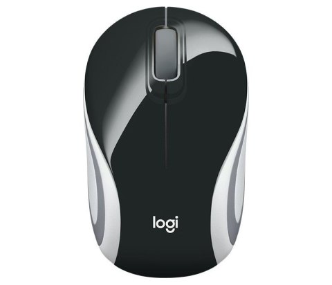 Mysz bezprzewodowa Logitech Mini Mouse M187 optyczna czarno-biała Mysz bezprzewodowa Logitech Mini Mouse M187 optyczna czarno-biała