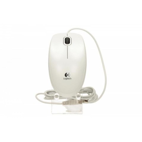 Mysz przewodowa Logitech B100 optyczna biała Mysz przewodowa Logitech B100 optyczna biała