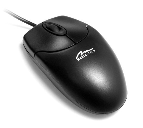Mysz przewodowa Media-Tech OPTICAL MOUSE MT1075K-PS2 optyczna czarna Mysz przewodowa Media-Tech OPTICAL MOUSE MT1075K-PS2 optyczna czarna