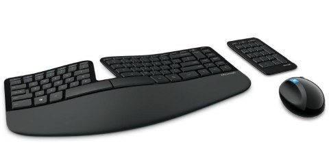 Zestaw bezprzewodowy klawiatura + mysz Microsoft Sculpt Ergonomic Desktop czarny Zestaw bezprzewodowy klawiatura + mysz Microsoft Sculpt Ergonomic Desktop czarny