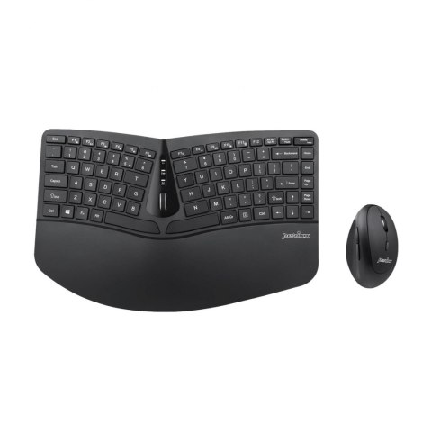 Zestaw bezprzewodowy klawiatura+mysz pionowa Perixx PERIDUO-606 C Ergonomic czarny silent Zestaw bezprzewodowy klawiatura+mysz pionowa Perixx PERIDUO-606 C Ergonomic czarny silent