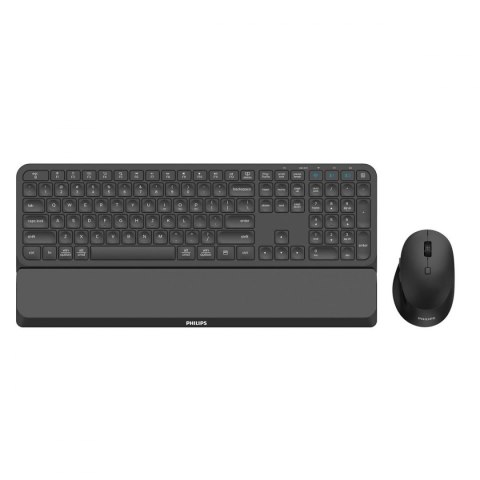 Zestaw klawiatura i mysz PHILIPS SPT6607B/00 czarny Zestaw klawiatura i mysz PHILIPS SPT6607B/00 czarny