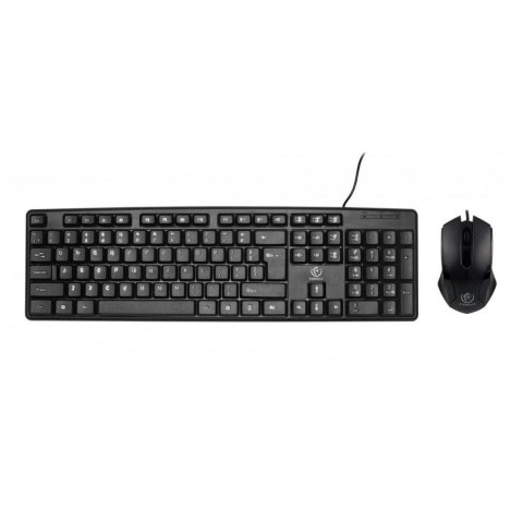 Zestaw przewodowy klawiatura + mysz Rebeltec SIMSON USB czarny Zestaw przewodowy klawiatura + mysz Rebeltec SIMSON USB czarny