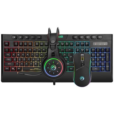 Zestaw przewodowy klawiatura + mysz + słuchawki Marvo CM305 Gaming Zestaw przewodowy klawiatura + mysz + słuchawki Marvo CM305 Gaming