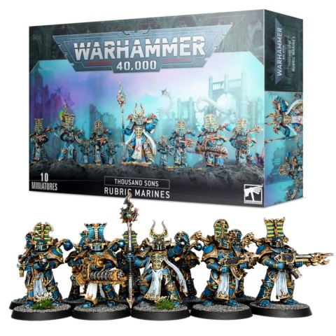 WARHAMMER 40000 Thousand Sons Rubric Marines