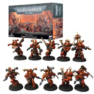 WARHAMMER 40000 WORLD EATERS KHORNE BERZERKERS