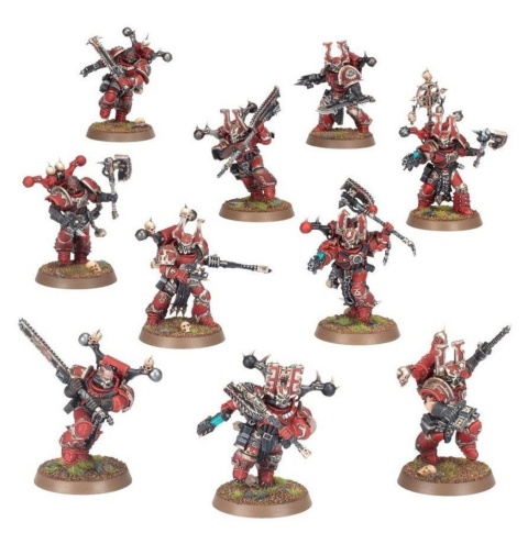 WARHAMMER 40000 WORLD EATERS KHORNE BERZERKERS