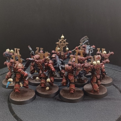WARHAMMER 40000 WORLD EATERS KHORNE BERZERKERS