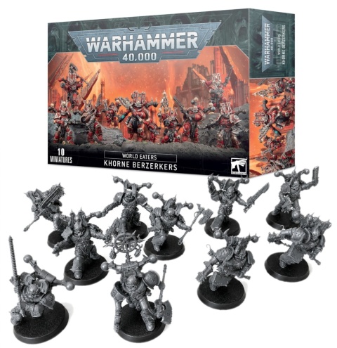 WARHAMMER 40000 WORLD EATERS KHORNE BERZERKERS