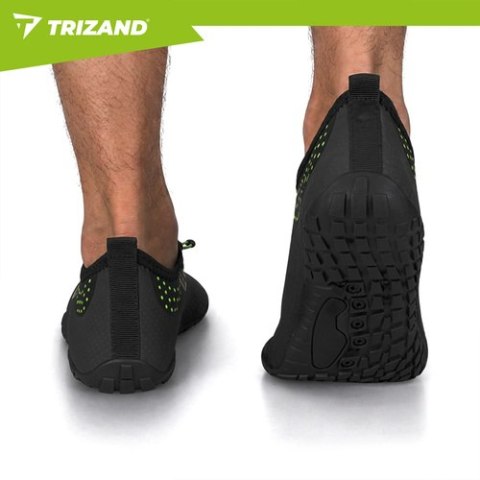Buty do wody czarne- rozmiar 42 5mm Trizand na kamienną plażę na jeziora
