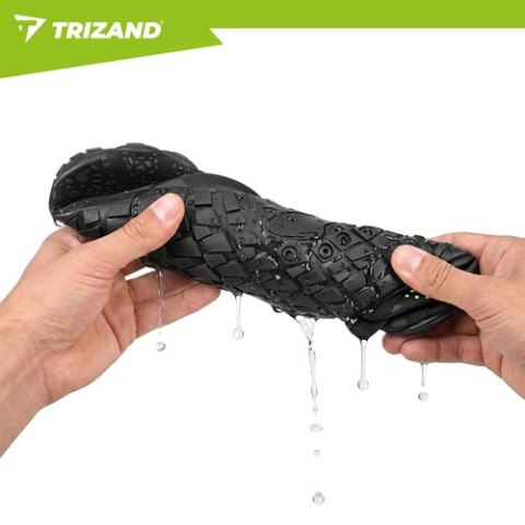 Buty do wody czarne- rozmiar 42 5mm Trizand na kamienną plażę na jeziora