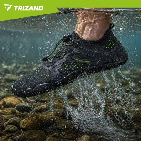 Buty do wody czarne- rozmiar 42 5mm Trizand na kamienną plażę na jeziora