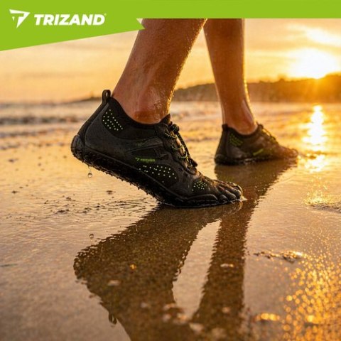 Buty do wody czarne- rozmiar 42 5mm Trizand na kamienną plażę na jeziora