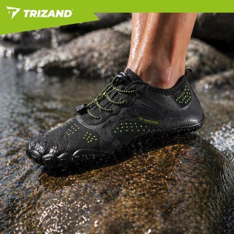 Buty do wody czarne- rozmiar 42 5mm Trizand na kamienną plażę na jeziora