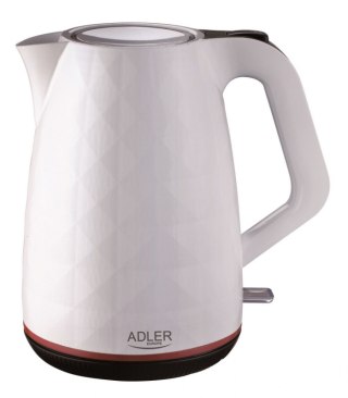 Czajnik ADLER AD 1277 Biały (1.7L /2200W /Biały )