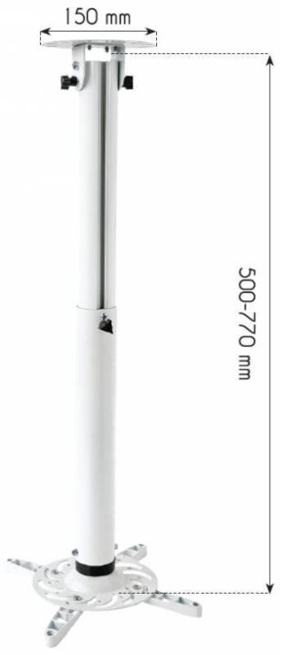 MANHATTAN Uchwyt do projektora 50-77 cm sufitowy obrotowy uchylny WH 022267