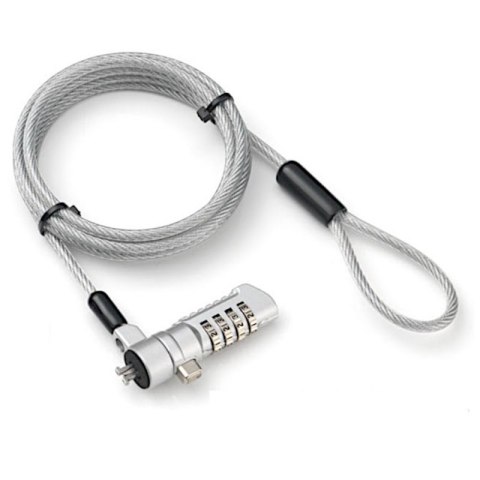 TECHLY Linka zabezpieczająca do laptopa Nano Slot na szyfr 1.8 m 107296