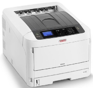 Drukarka laserowa OKI C824dn (1200 x 600dpi /maks. A3 /Kolor /Biało-szary )