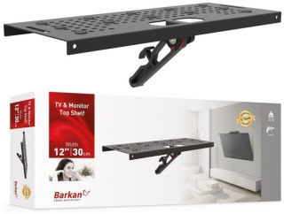 TECHLY Półka RTV na telewizor pod dekoder pilot router 305x120 mm E812