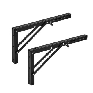 Uchwyt półki ściennej Maclean MC-194, składany min 250mm, max 500mm, max 50kg, 2 szt.