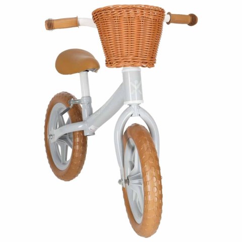 Rowerek biegowy Trike Fix Balance z koszykiem brązowy