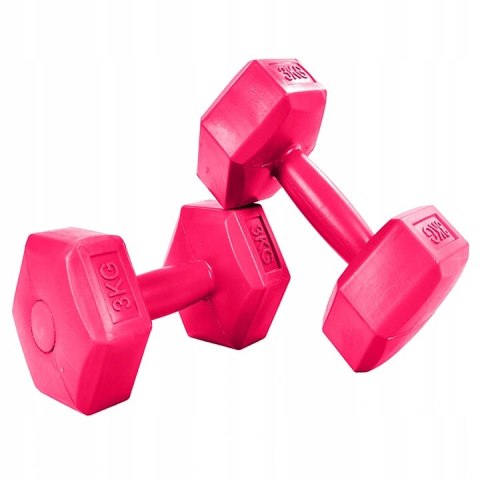 HANTELKI HANTLE 6kg ZESTAW CIĘŻARKI 2x 3kg FITNESS HANTELKI HANTLE 6kg ZESTAW CIĘŻARKI 2x 3kg FITNESS