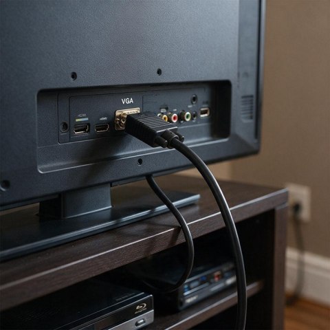 Qoltec Kabel monitorowy XGA męski / XGA męski | 1.5m