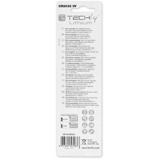 INTELLINET Bateria Litowa CR2032 3V x5szt. 307063