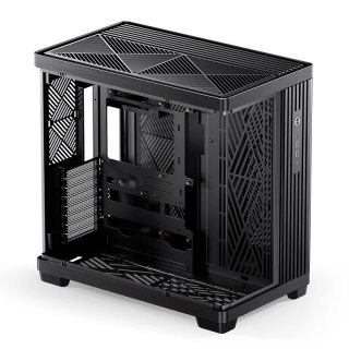 Jonsbo TK-4 Gehäuse, Midi-Tower, ATX, Tempered Glass - schwarz