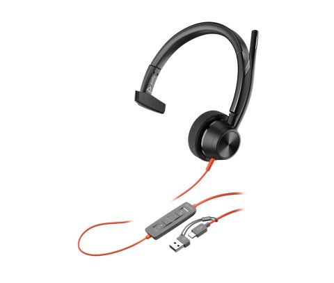 Słuchawki Poly Blackwire 3310 Mono Microsoft Teams USB-C