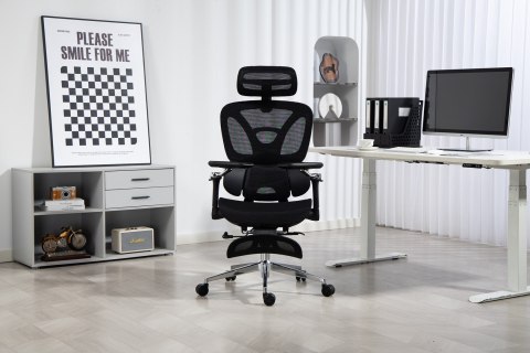 Activejet Fotel biurowy Ergonomiczny YK848 czarny