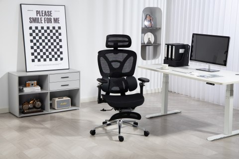 Activejet Fotel biurowy Ergonomiczny YK848 czarny