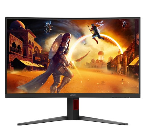 Monitor 31,5" AOC G4 C32G4Z 1920x1080px Full HD LCD Curved Czarny, Czerwony