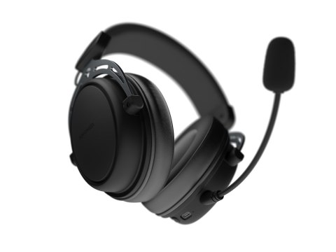 GENESIS Toron 706 Zestaw słuchawkowy Przewodowy i Bezprzewodowy Opaska na głowę Gaming USB Type-C Bluetooth Czarny
