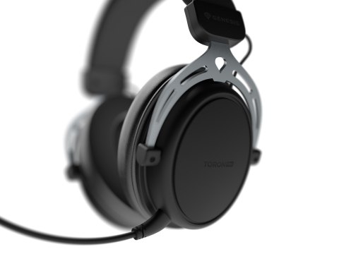 GENESIS Toron 706 Zestaw słuchawkowy Przewodowy i Bezprzewodowy Opaska na głowę Gaming USB Type-C Bluetooth Czarny