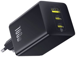 Ładowarka sieciowa Baseus EnerFill FE11 100W 2 x USB-C + USB-A - czarna