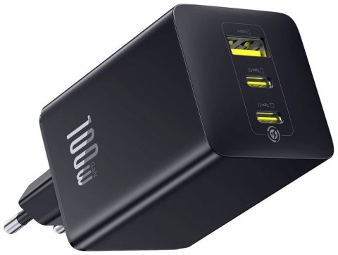 Ładowarka sieciowa Baseus EnerFill FE11 100W 2 x USB-C + USB-A - czarna