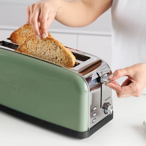 Toster Taurus Oliwkowy Vintage 1500W