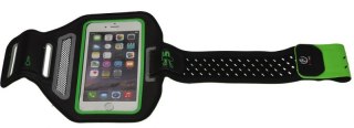 Etui opaska sportowa na ramię na telefon do 4,7" ACTIVE A47 kolor czarno zielony