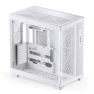 Jonsbo TK-4 Gehäuse, Midi-Tower, ATX, Tempered Glass - weiß