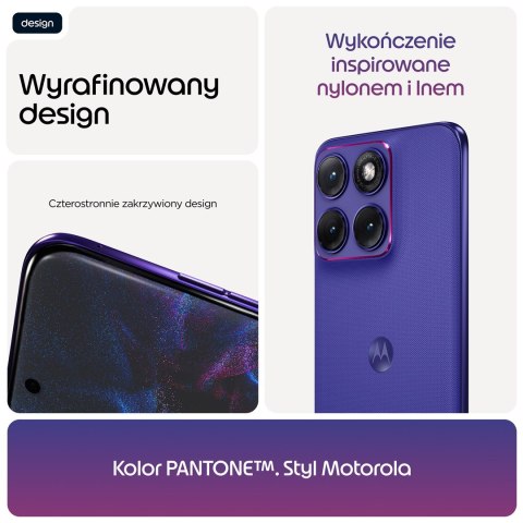 Motorola edge 70 fusion 17,2 cm (6.78") Dual SIM Android 16.0 5G USB Type-C 8 GB 256 GB 5200 mAh Fioletowy